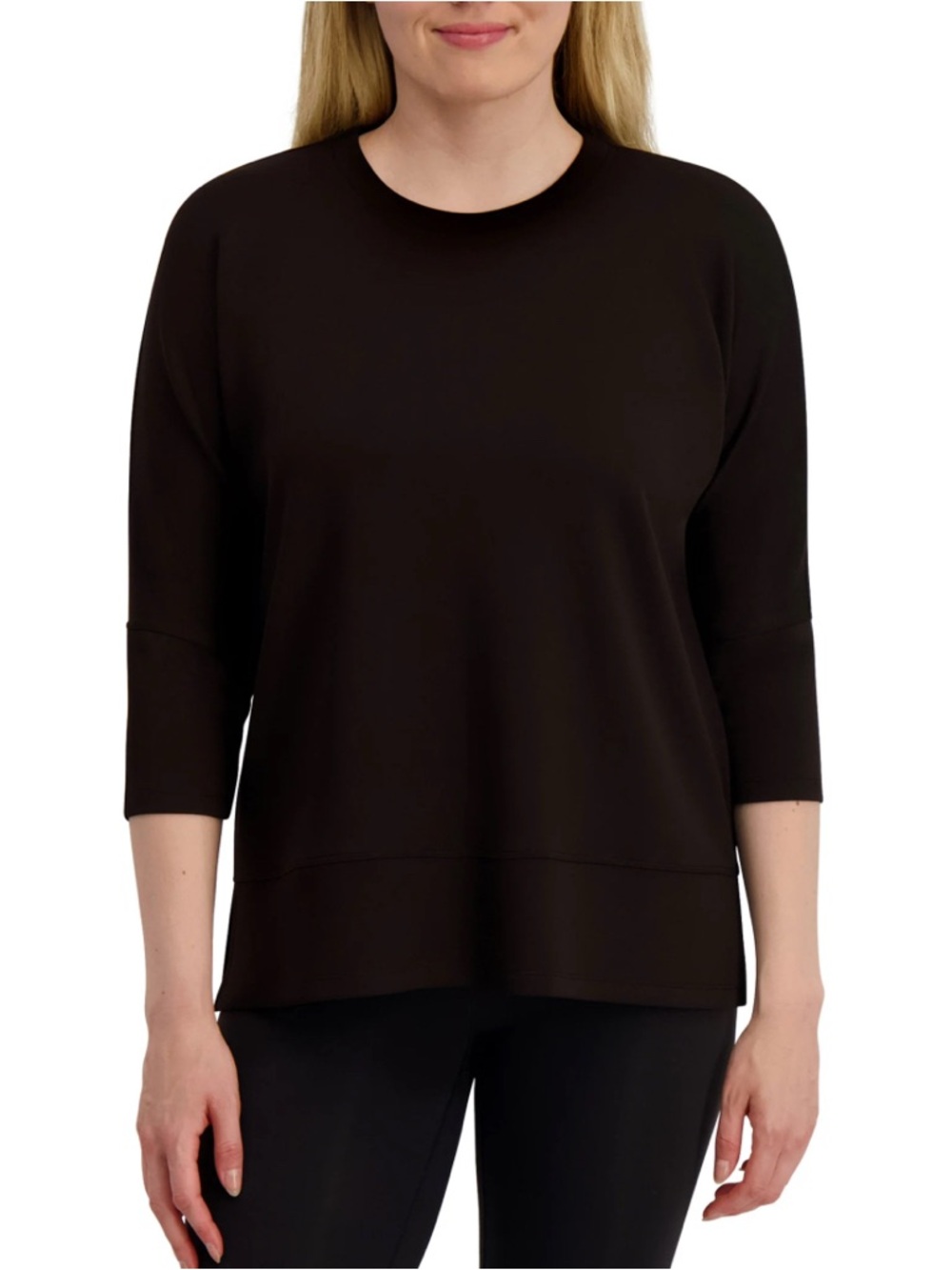 Sage Ultra Cloud Soft Tunic Top - Black - Large